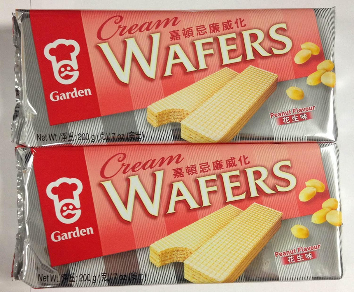 Garden Cream Wafers Peanut Flavor - 7 Oz (Pack of 2) - Mighty Depot