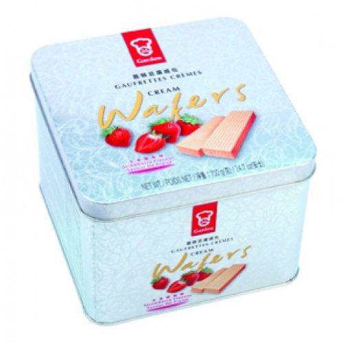Garden Strawberry Wafers Exclusive Tin Box, 24.7-Ounce - Mighty Depot