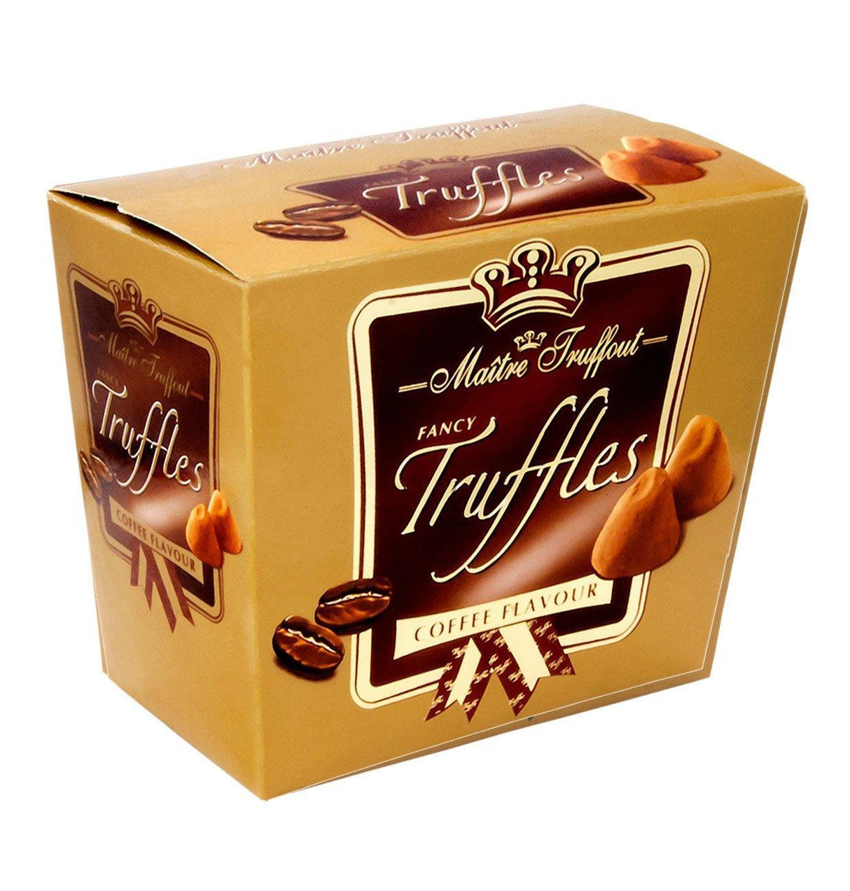 Gift Box of Maitre Truffout Chocolate Truffels, (Coffee) - Mighty Depot