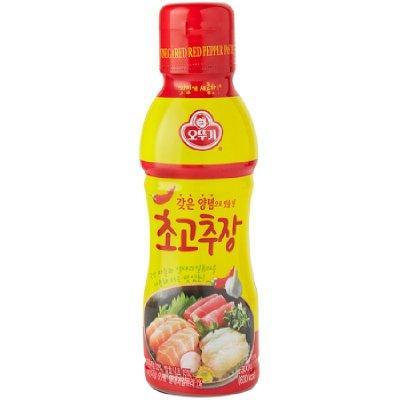 Hot Pepper Paste, Red Chili Paste with Vinegar, Chogochujang; 오뚜기 초고추장, 500g 1EA - Mighty Depot