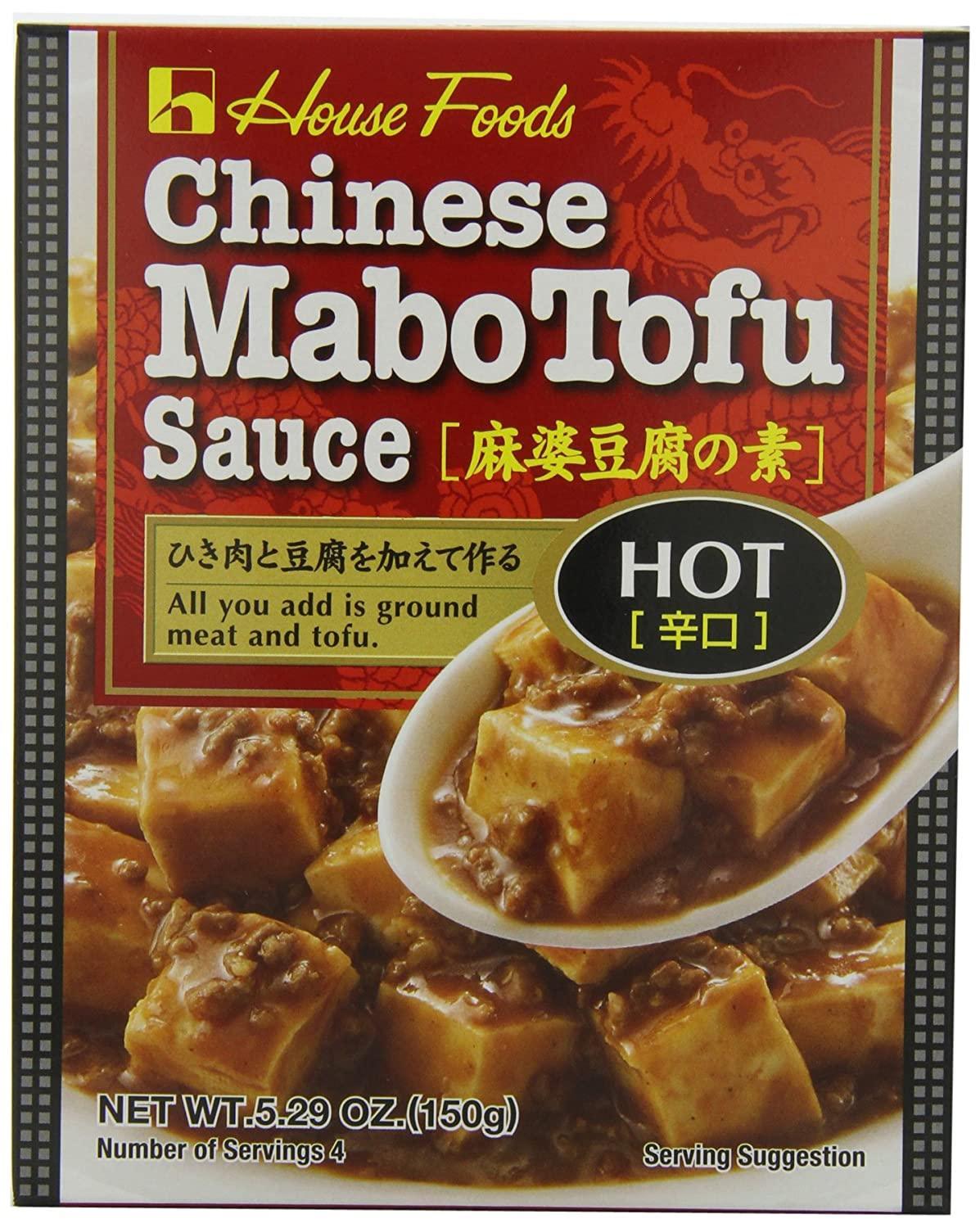 House Foods Mabo Tofu Sauce Hot, 5.29-Ounce Boxes (Pack of 10) - Mighty Depot