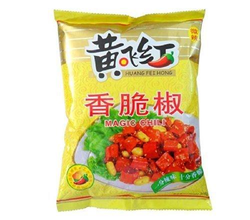 Huang Fei Hong Spicy Snack Magic Chili with Peanut,308g,spicy & Crunchy! - Mighty Depot