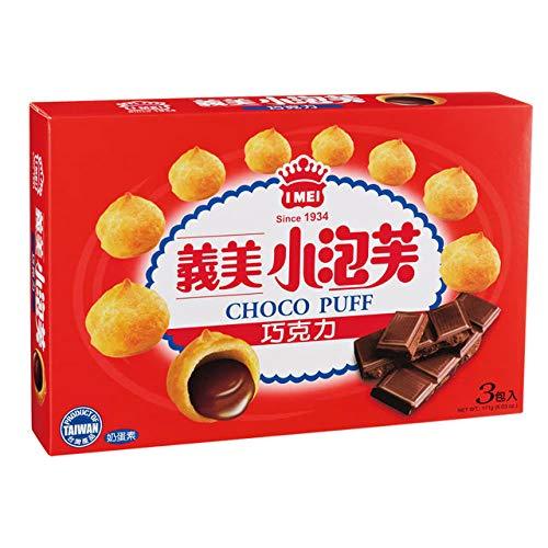 I-MEI PUFF flavor Taiwan Snack 義美小泡芙 (3 in 1 171g) (Choco) - Mighty Depot