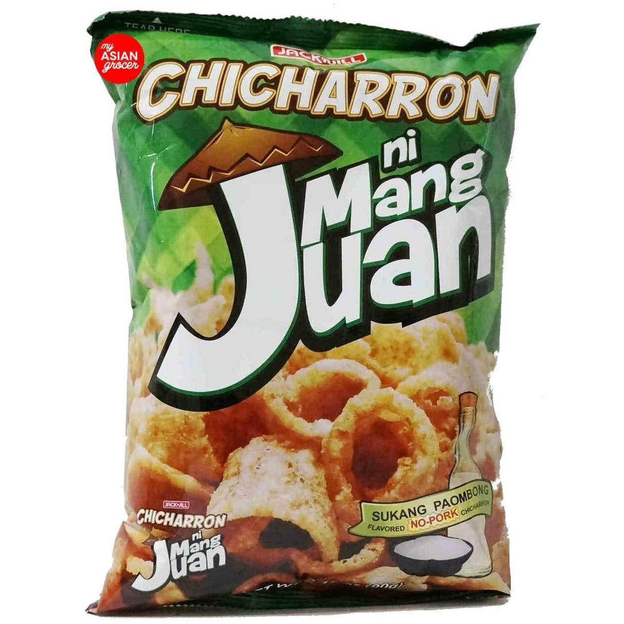 Jack n Jill Chicharron ni Mang Juan Sukang Paombong (Vinegar Flavour) 90g, 3 Pack - Mighty Depot