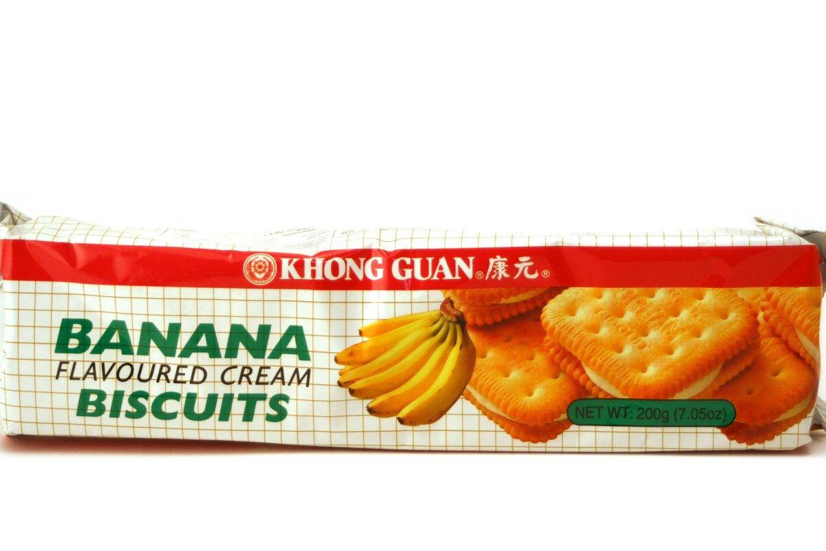 Khong Guan Biscuits (Banana Cream) (Pack of 1) - Mighty Depot