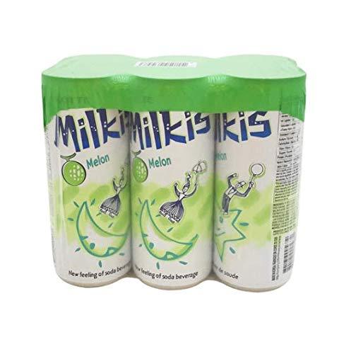 LOTTE Milkis Soda Beverage, Melon and milk (Pack of 6) - Mighty Depot