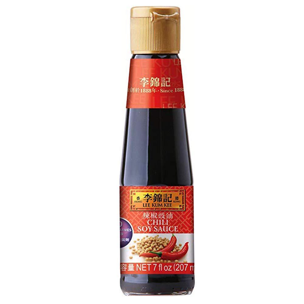 Lee Kum Kee Chili Soy Sauce 7oz 香港李锦记 辣椒鼓油/酱油 (1 Pack) - Mighty Depot