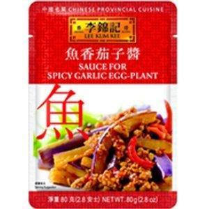 Lee Kum Kee Sauce For Spicy Garlic Eggplant, 2.8-Ounce Pouches (Pack of 6) - Mighty Depot