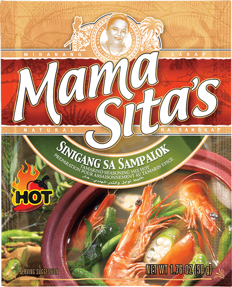 Mama Sita's Sinigang Sa Sampalok Mix Tamarind Seasoning Mix (Hot) 50g (1.76oz) 1 Pack - Mighty Depot