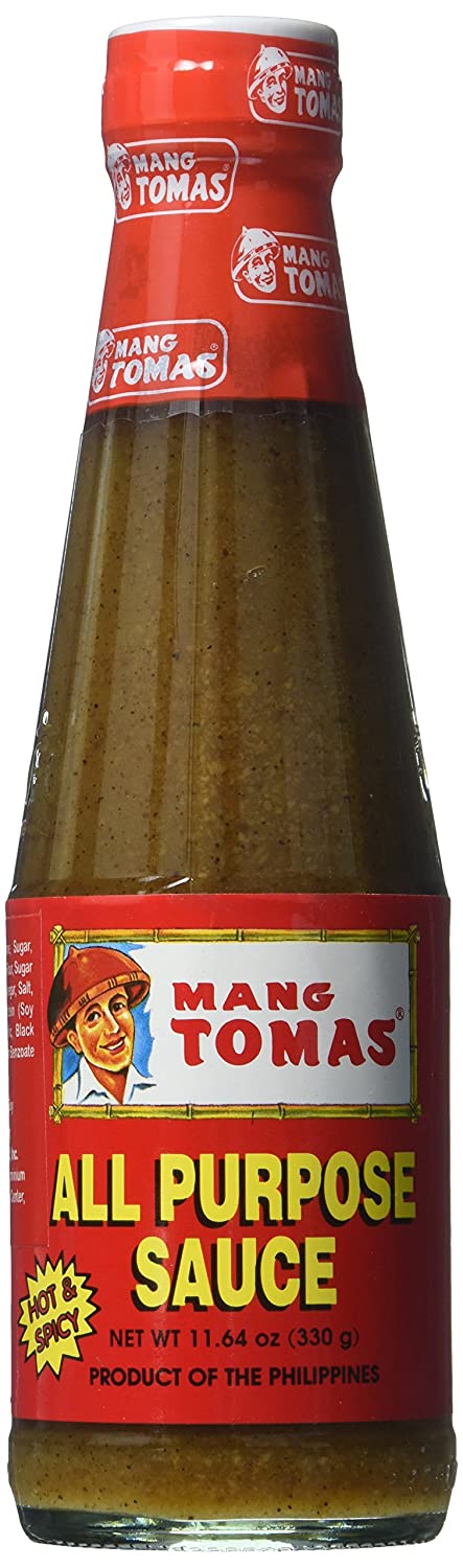 Mang Tomas All Purpose Sauce, Hot and Spicy, 11.64 Ounce - Mighty Depot