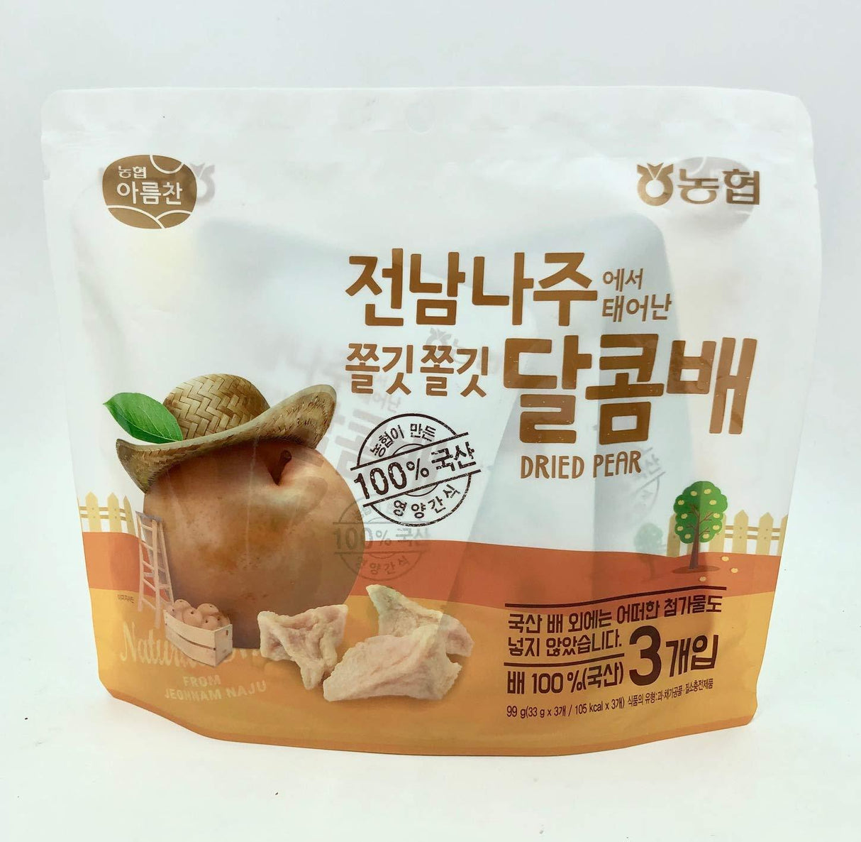 Nonghyup 농협 Dried Fruits, Vegetable Valuable Pack 1 Pack (Dried Pear) - Mighty Depot