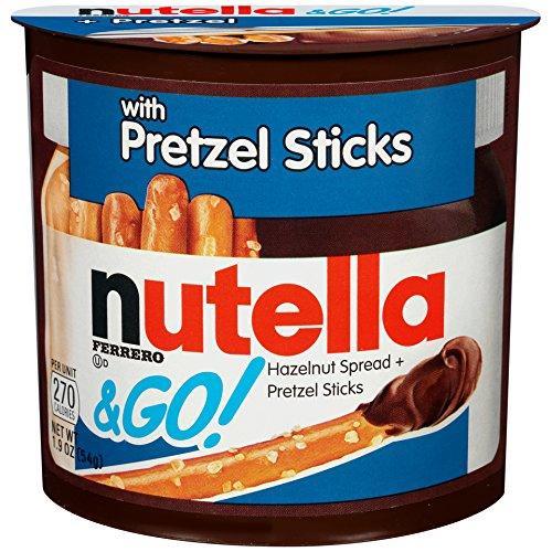 Nutella Ferrero + Pretzel Sticks To Go Snacks Lot of 2 packs - Mighty Depot