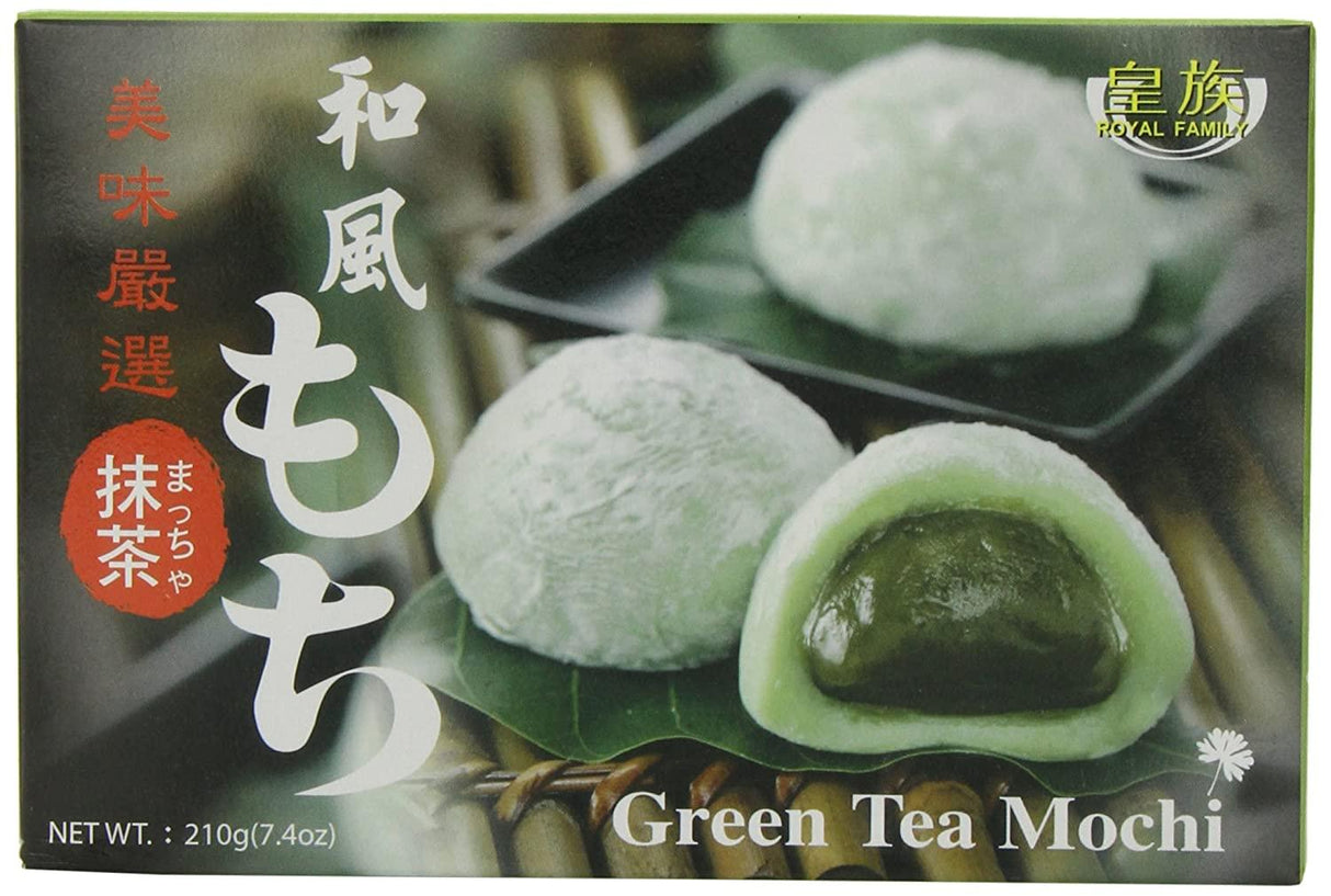 Royal Family Japanese Mochi Green Tea, 7.4-Ounce (Pack of 8) - Mighty Depot