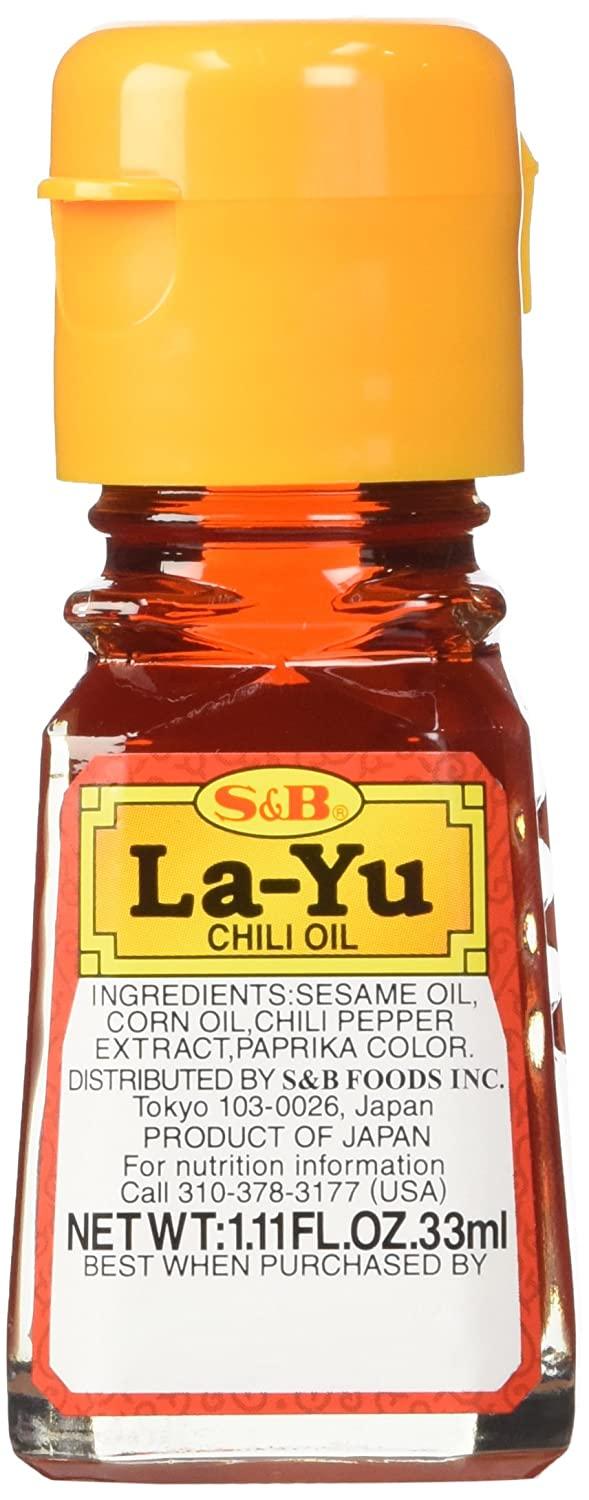 S&B Layu, Chili Oil, 1.11 fl oz - Mighty Depot
