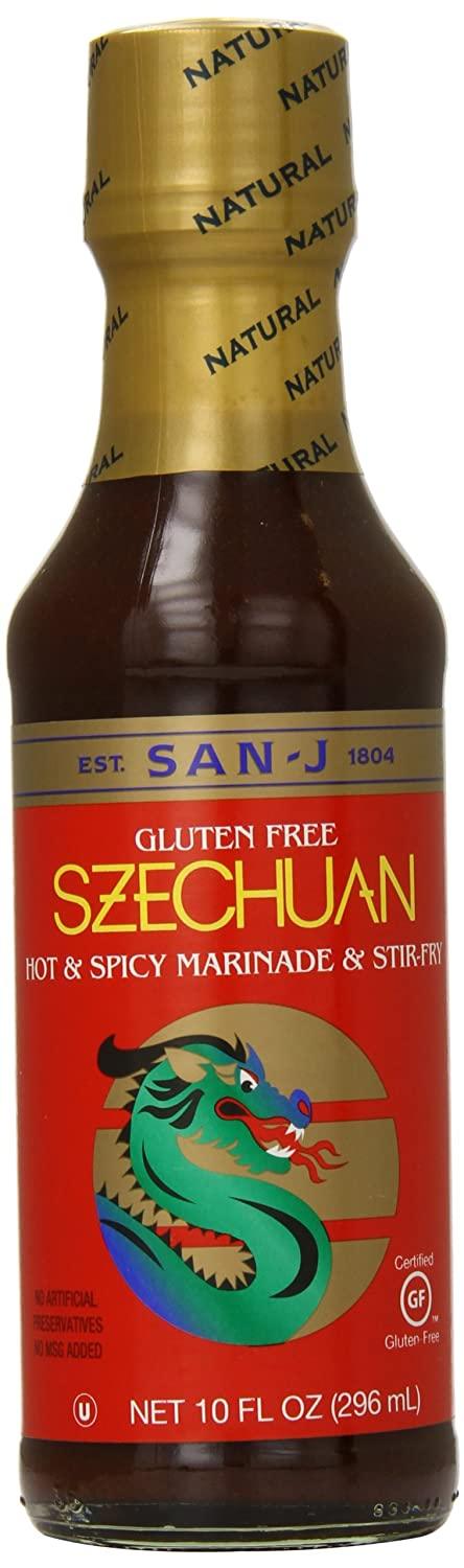 San J Szechuan Sauce, 10 Ounce - Mighty Depot