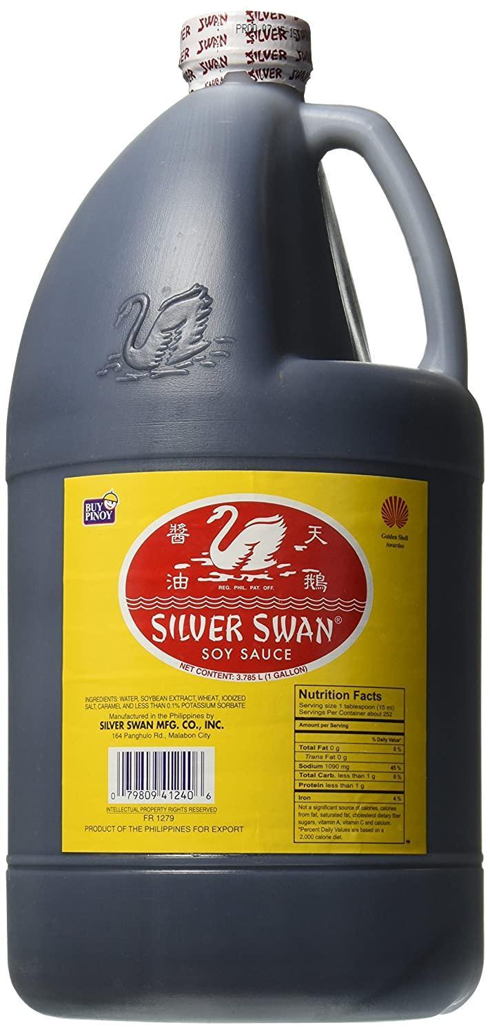 Silver Swan Soy Sauce, 128 Ounce - Mighty Depot