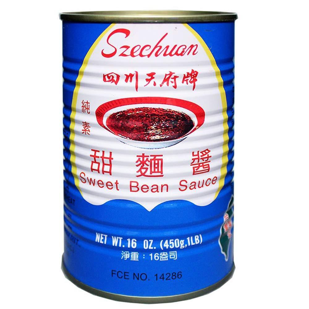 Szechuan Sweet Bean Sauce, 16 Ounces, 3 Cans - Mighty Depot