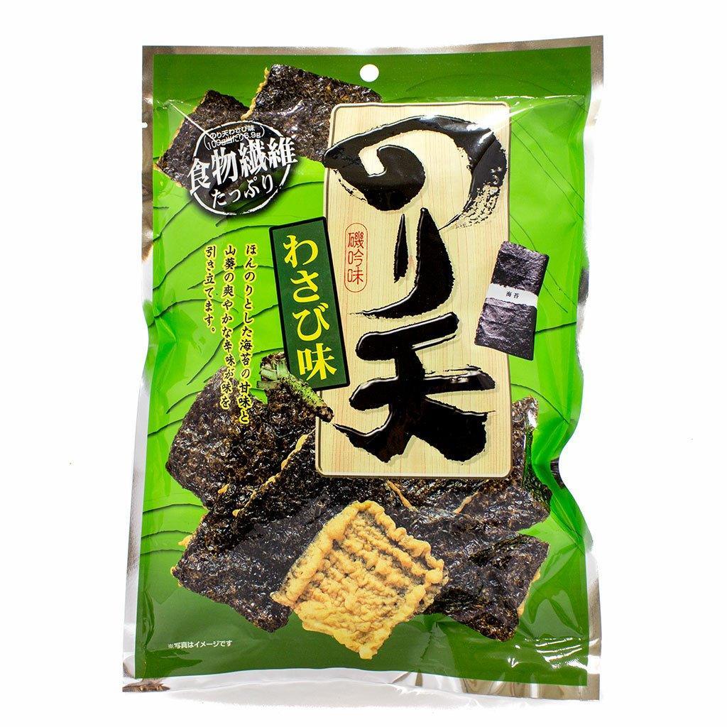 Tempura Seaweed Cracker - Wasabi 2.69 oz - Mighty Depot