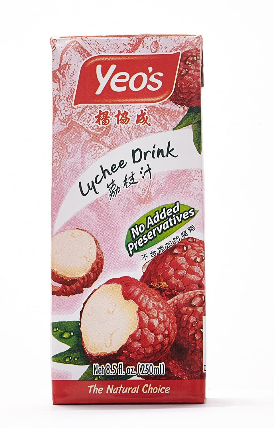 Yeo's Lychee Drink (24 units) - Mighty Depot