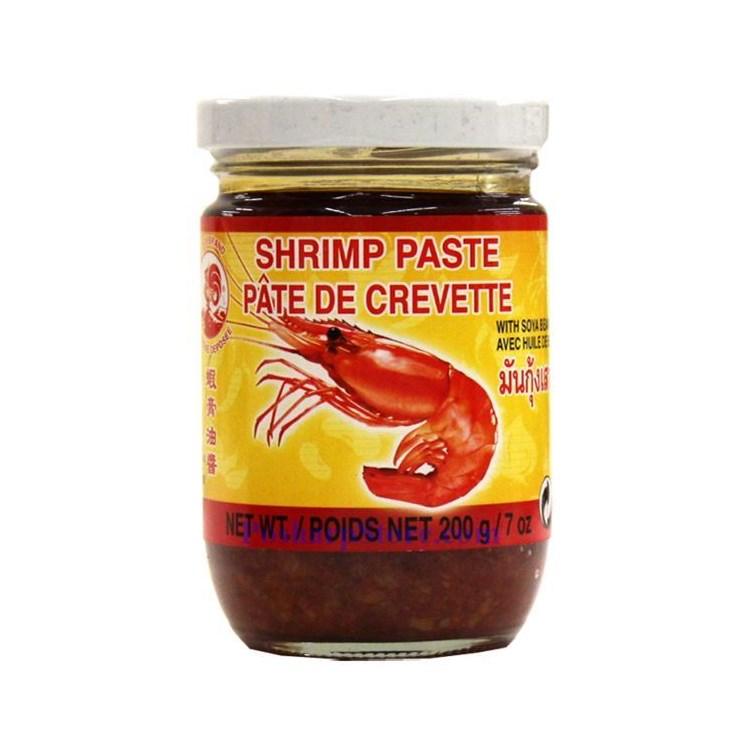 Cock Brand - Shrimp Paste in Oil, 7 Ounces, (1 Jar) - Mighty Depot