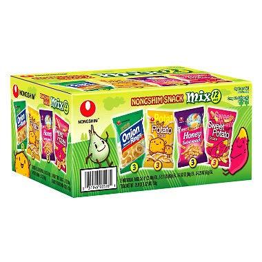 korean snacks - Nongshim Snack Mix 12 - Mighty Depot