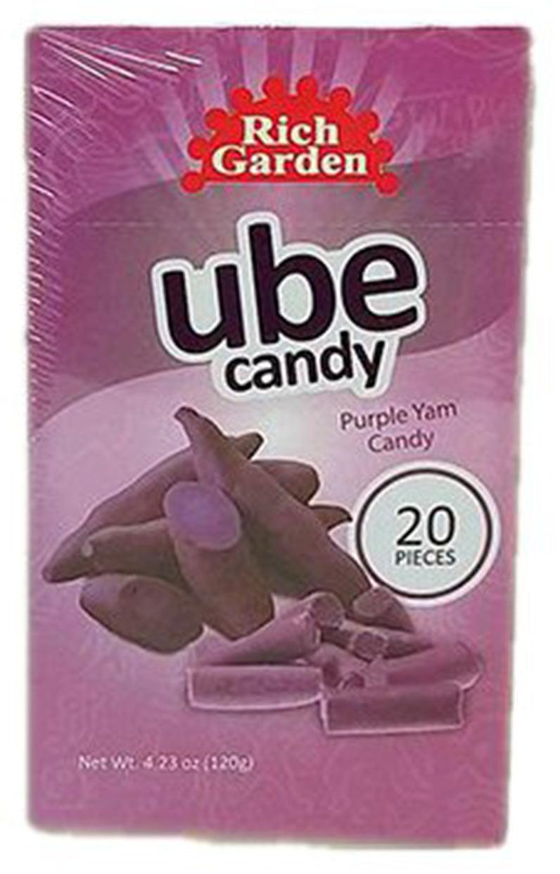 Rich Garden - Ube Candy (Purple Yam Candy), 4.23 Ounces, (1 Box) - Mighty Depot