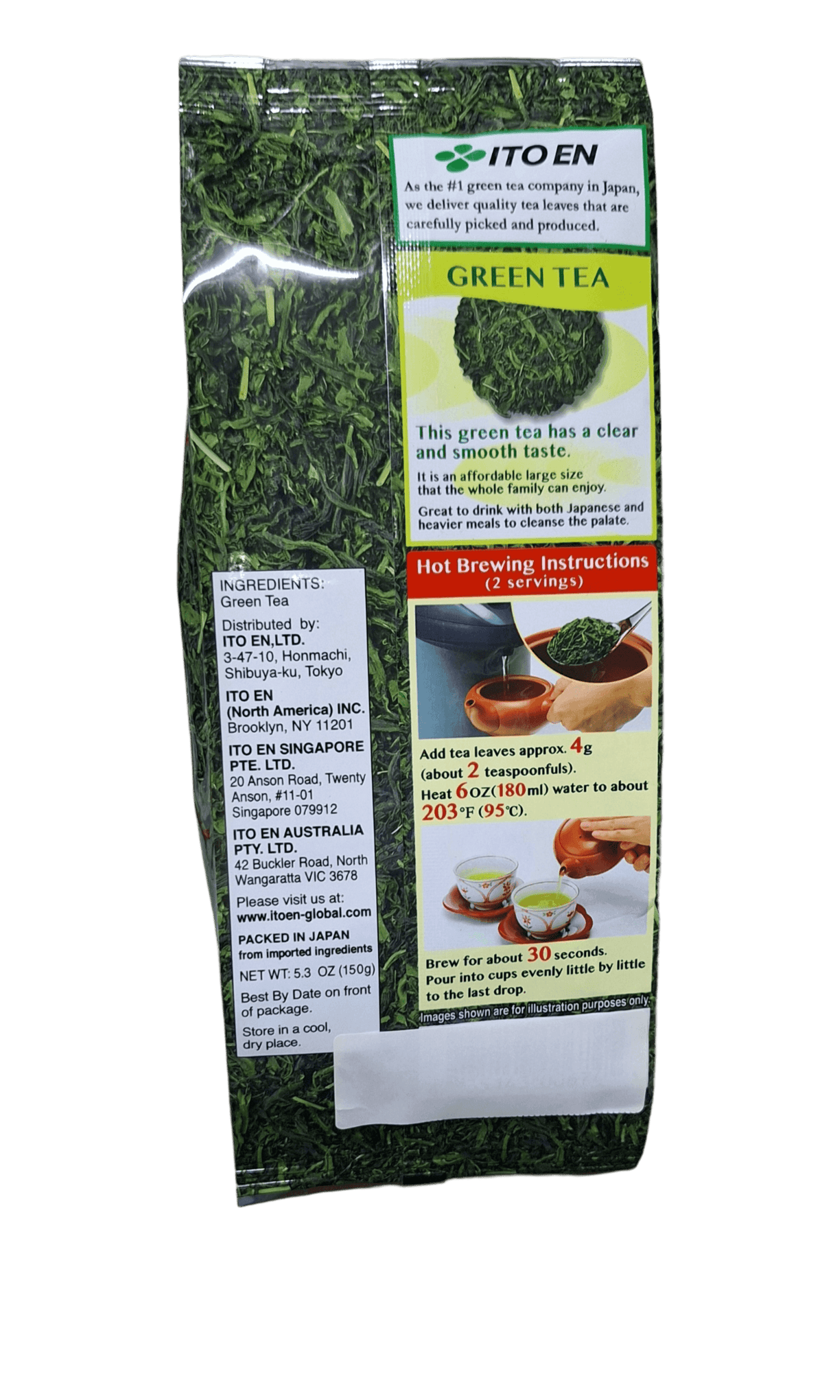 Itoen Tea Green Tea 5.3 Ounce, Japanese Loose Leaf tea - Mighty Depot