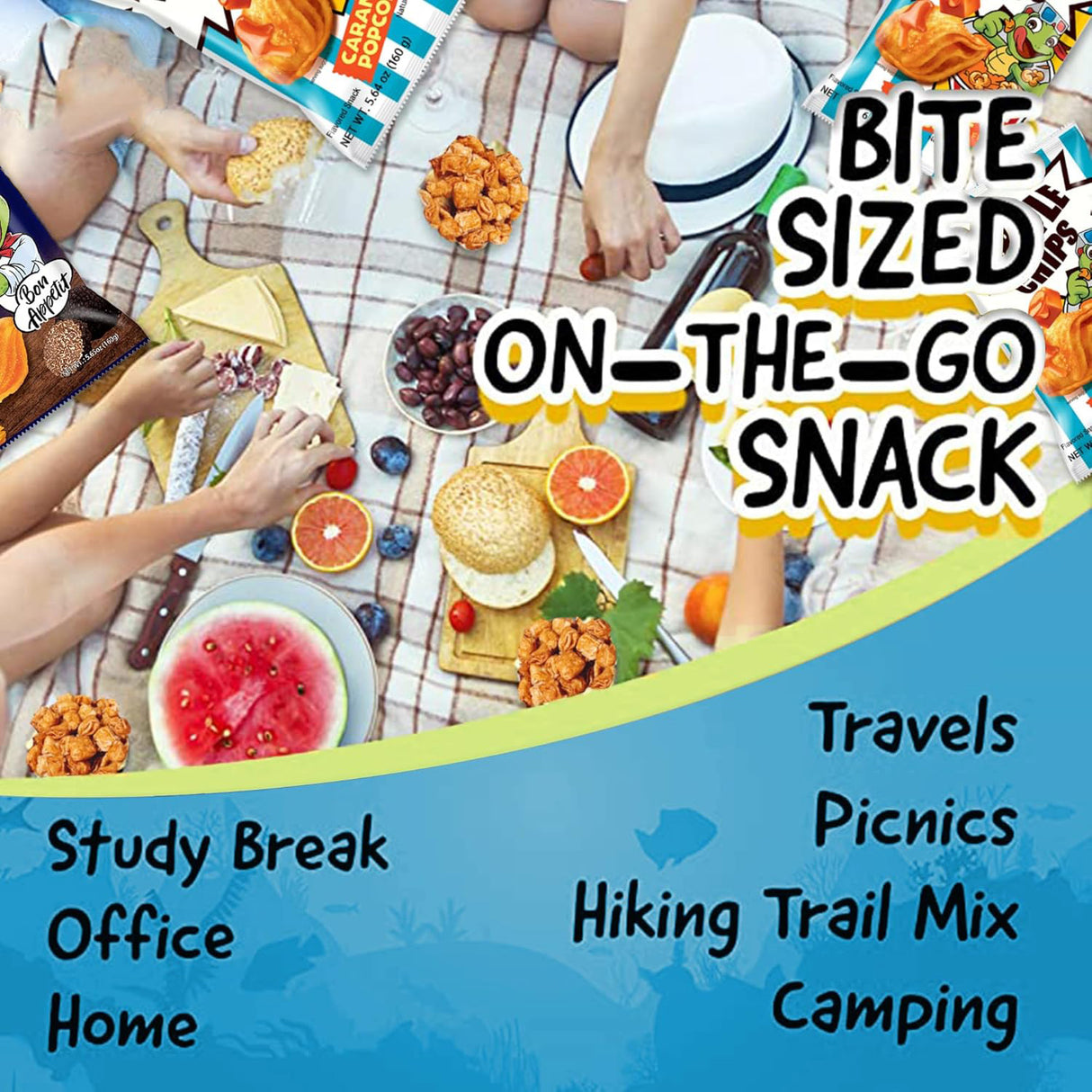 Orion Turtle Chips, 1.23 Pounds [7 packs of 80g bags] (1 Box)