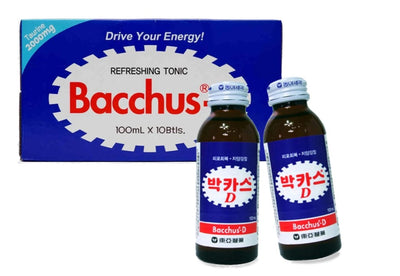 Bacchus-D Energy Drink 3.3 fl oz, 10 bottles