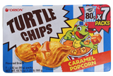 Orion Turtle Chips, 1.23 Pounds [7 packs of 80g bags] (1 Box)