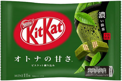 Kit Kat Japanese Rich Matcha Flavor, 10 Mini bar per bag, 4 oz