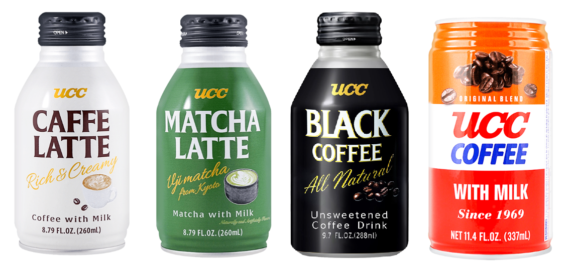 UCC Coffee Variety 4 Pack