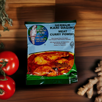 Parrot Brand Cap Burung Nuri Curry Powder, 8.81 Ounces, 1 Bag
