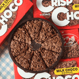 Nissin Crisp Choco,  Crispy Corn  Flakes Coated with Milk Chocolate , 2.92 Ounce, 1 Box