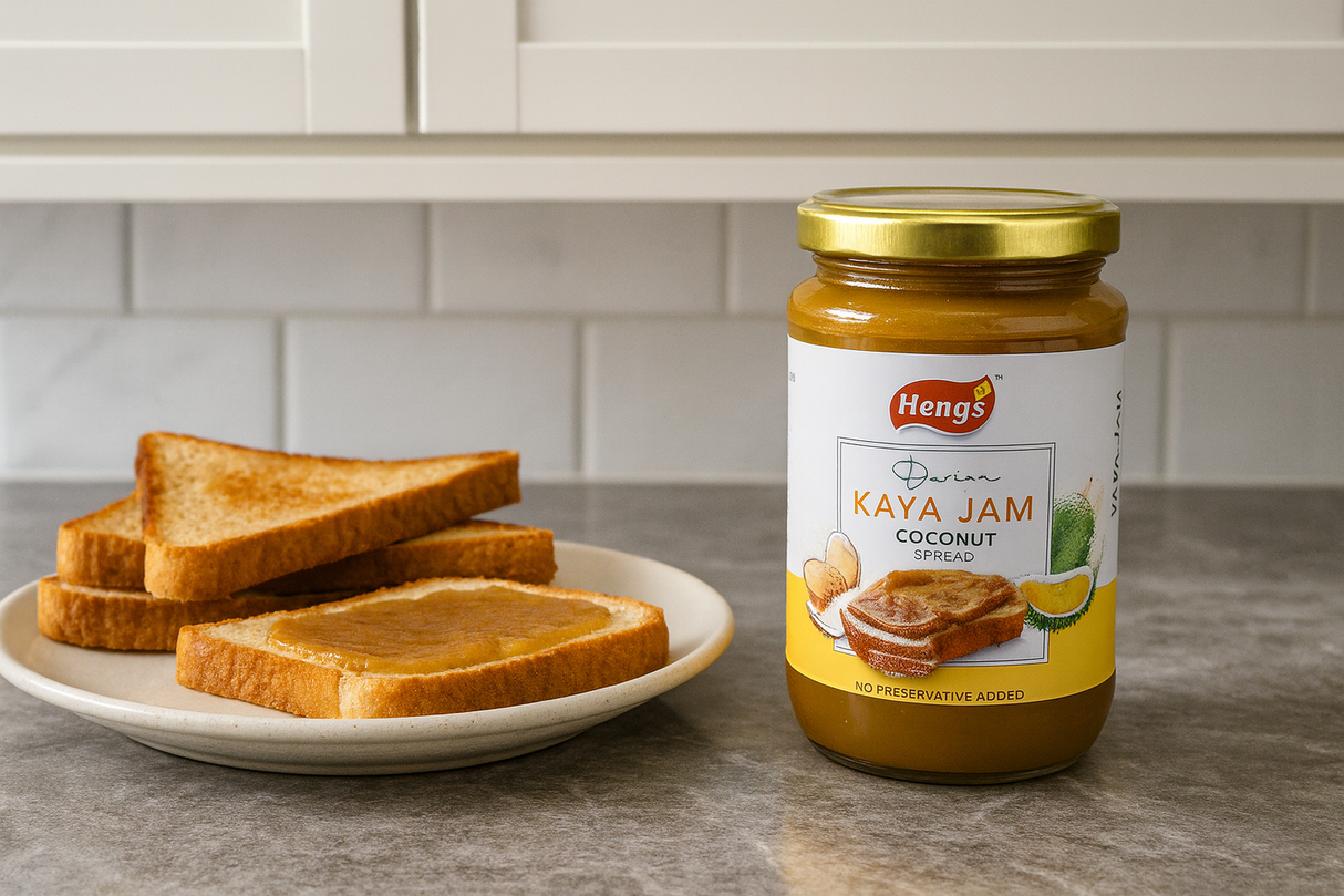 Hengs Durian Jam Melaka Nyonya Kaya 14.82 oz, 1 Jar