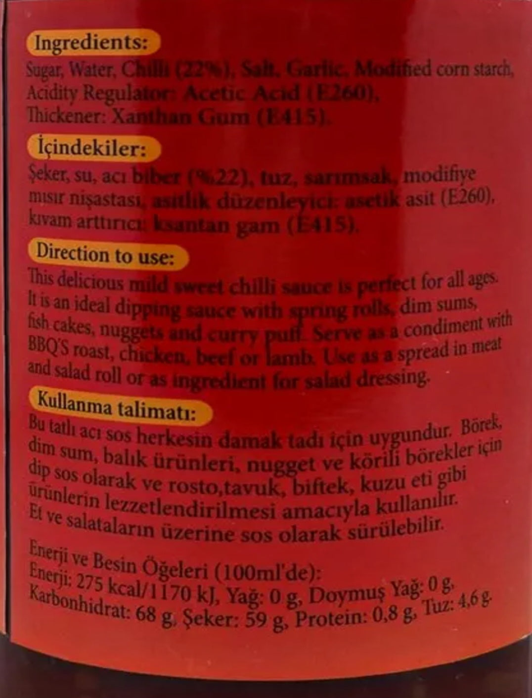 Aroy-D Sweet Chili Sauce for Chicken (Nuoc Cham Ga) - 32.5oz, 1 bottle