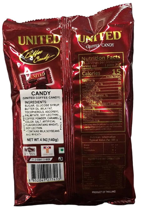 United Coffee Candy, 4.49 Ounce, 1 bag