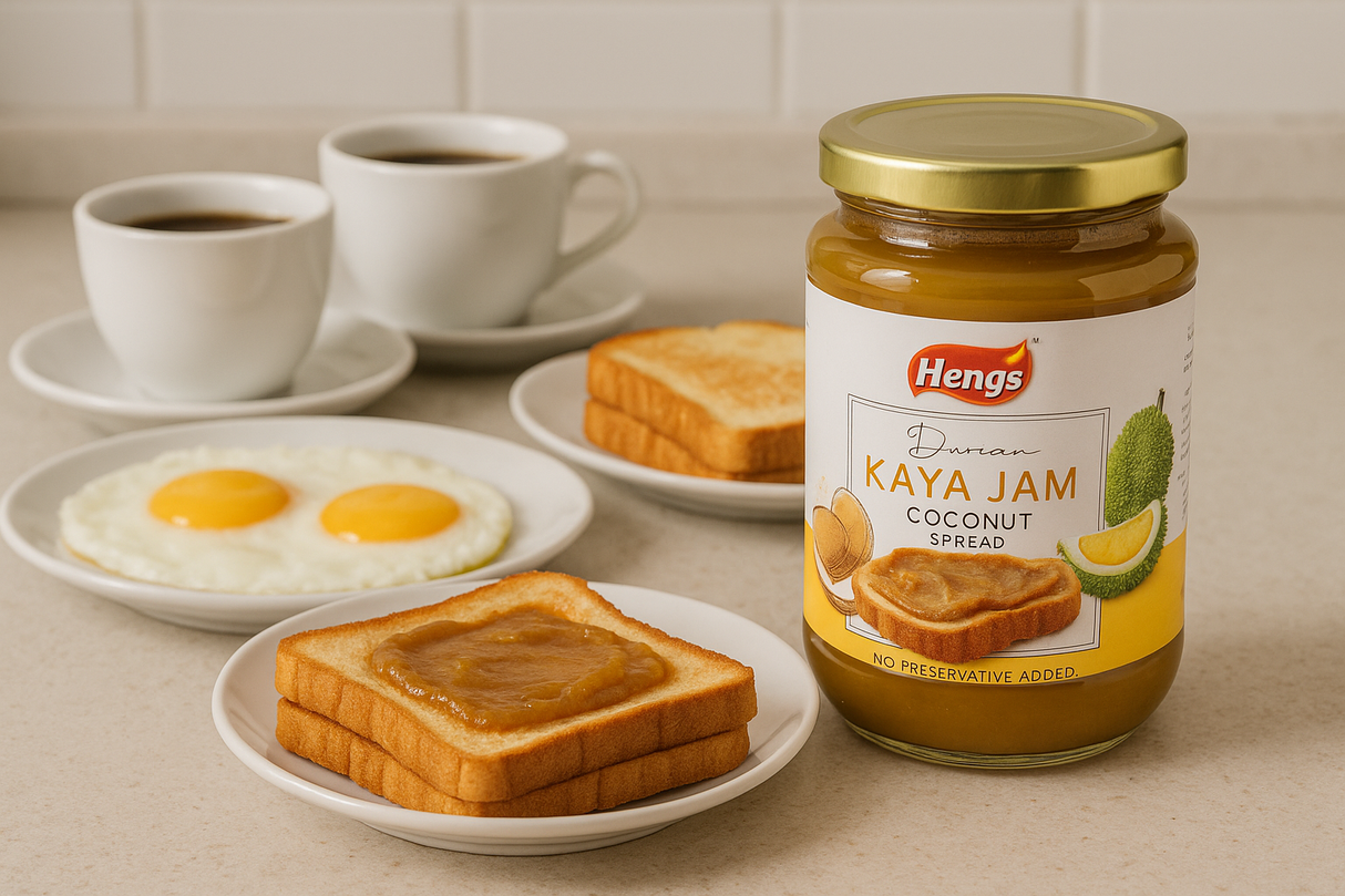 Hengs Durian Jam Melaka Nyonya Kaya 14.82 oz, 1 Jar