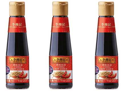 Lee Kum Kee Chili Soy Sauce 7oz 香港李锦记 辣椒鼓油/酱油 (Pack of 3) - Mighty Depot