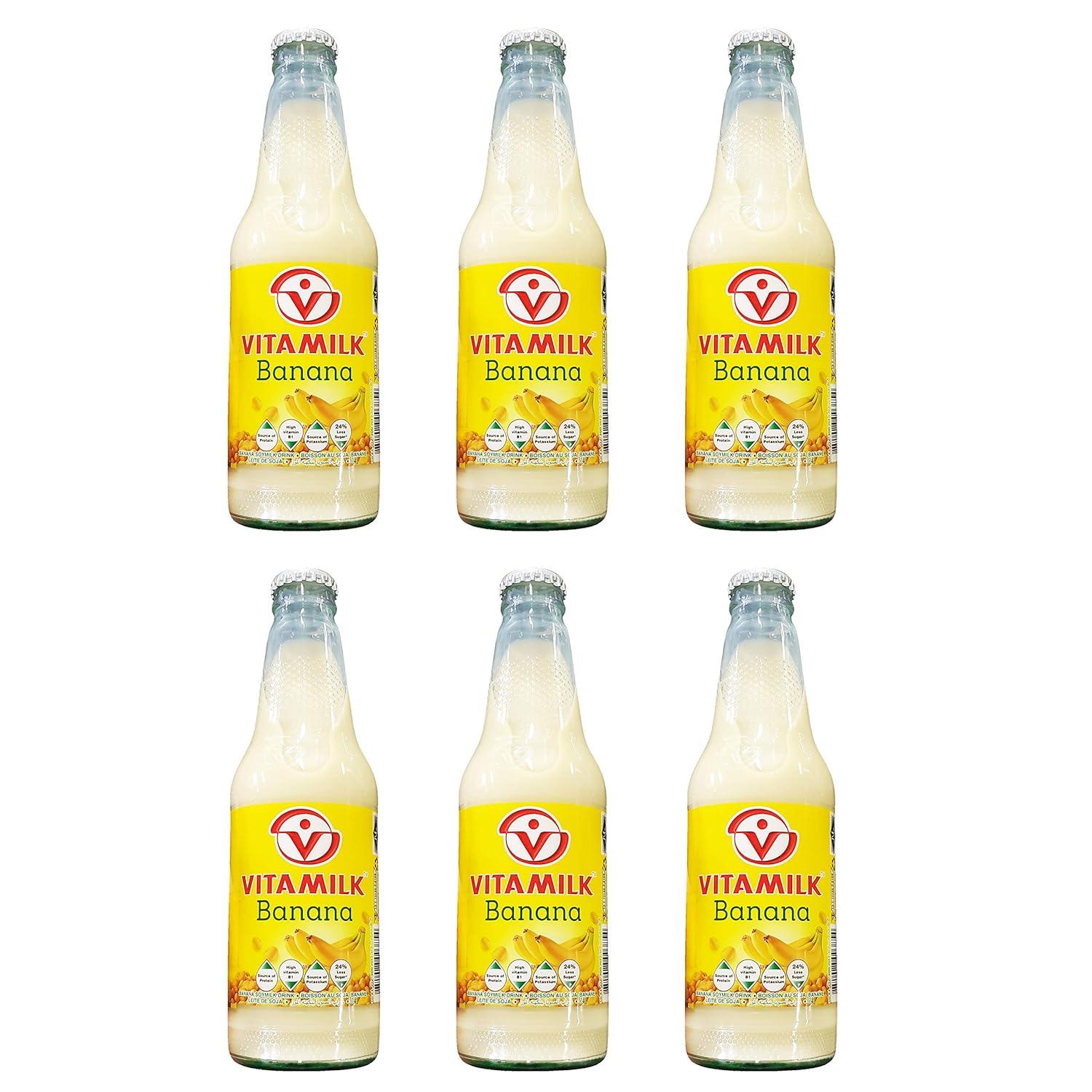 Vitamilk Banana Soy Milk 10 fl oz, 6 Bottles