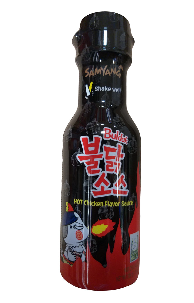Samyang Buldak Hot Chicken Flavour Sauce 200g x 2 Bottles (Red & Black)