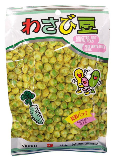 Imoto Fried Green Peas (Wasabi Mame), 3.5 Ounces, (Pack of 1) - Mighty Depot