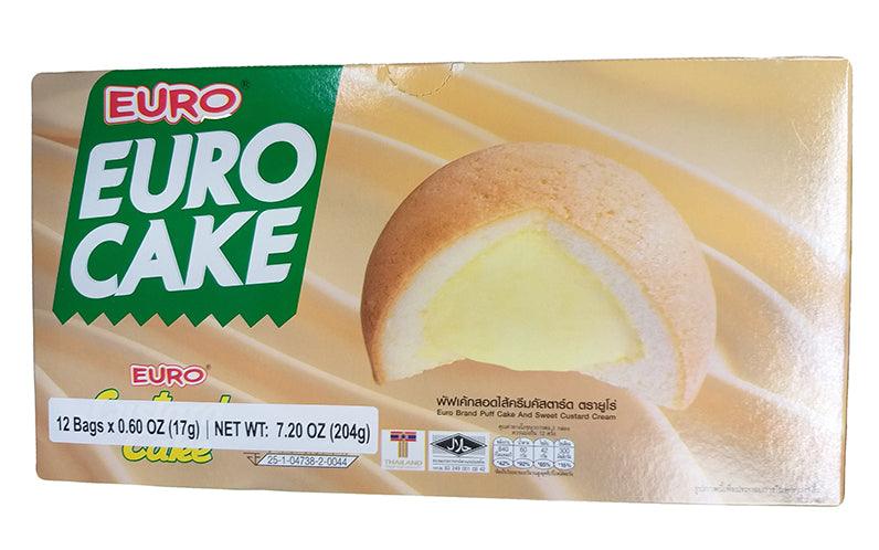 Euro Cake (Custard Flavor), 7.2 Ounces, (Pack of 1) - Mighty Depot