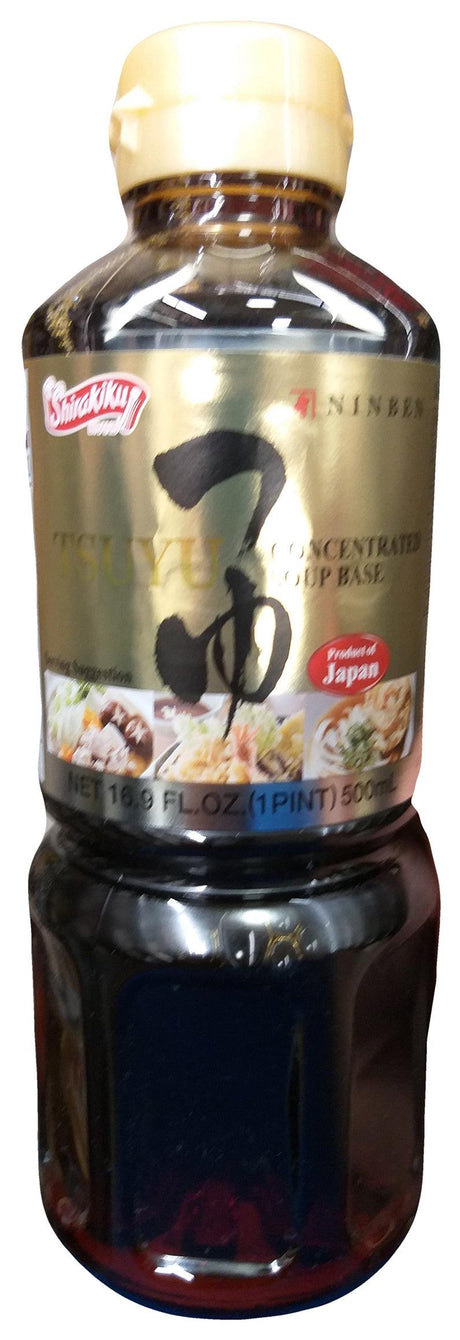 Ninben Tsuyu Concentrated Soup Base, 16.9 Ounces, (Pack of 1 Bottle) - Mighty Depot