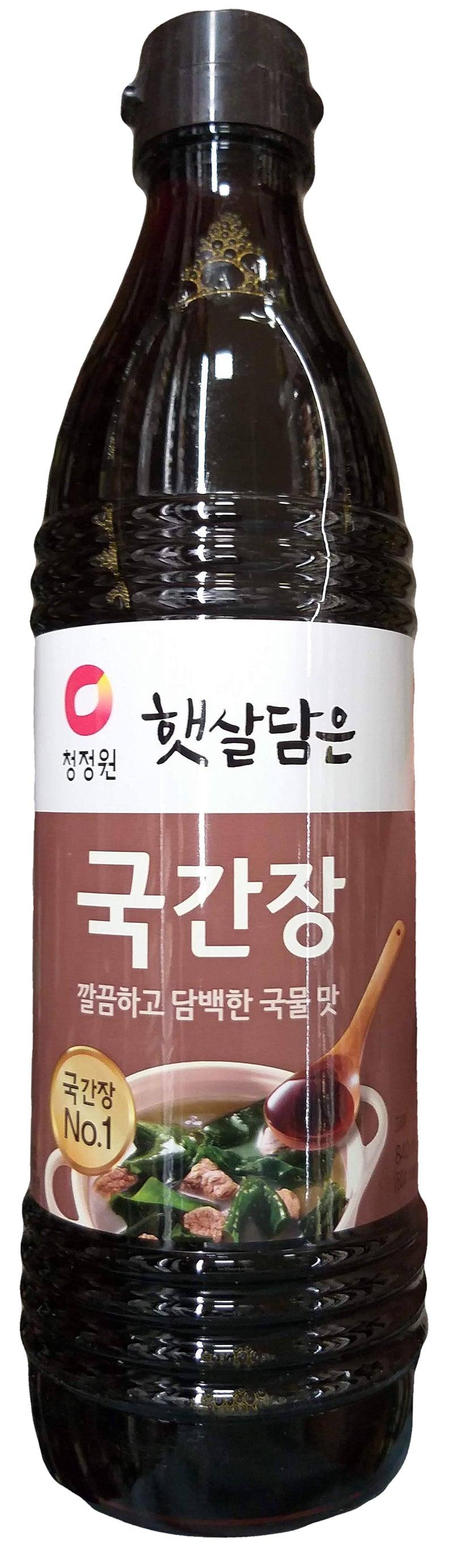 Chungjungwon Naturally Brewed Chosun Soy Sauce, 28.4 Ounces, (Pack of 1 Bottle)