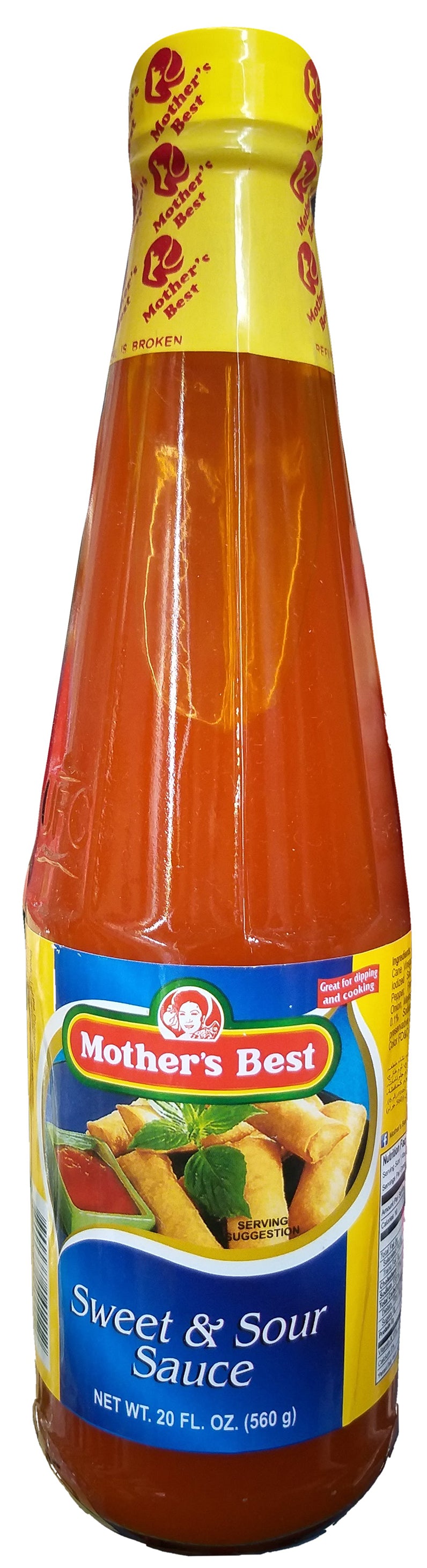 Mother's Best Sweet and Sour Sauce, 20 Ounces, (Pack of 1 Bottle)