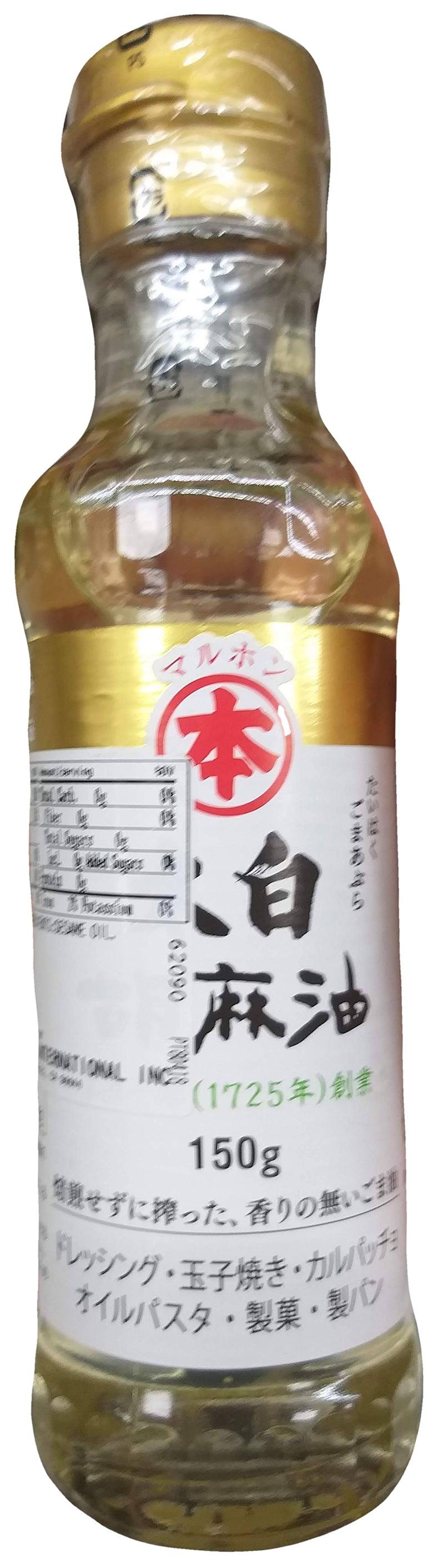 Maruhon Taishiro Sesame Oil, 5.3 Ounces, (Pack of 1 Bottle)