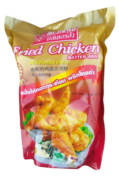 Mr. Hung Fried Chicken Batter Mix with Pepper and Garlic, 1.09 Pounds, 1 Bag