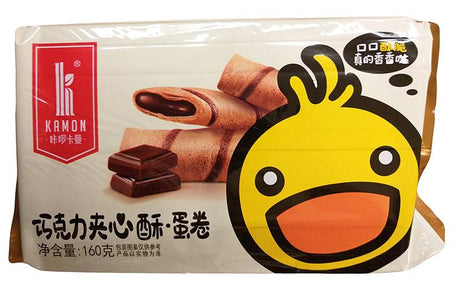 Kamon Choco Crisp Egg Roll, 5.6 Ounces, (Pack of 1) - Mighty Depot