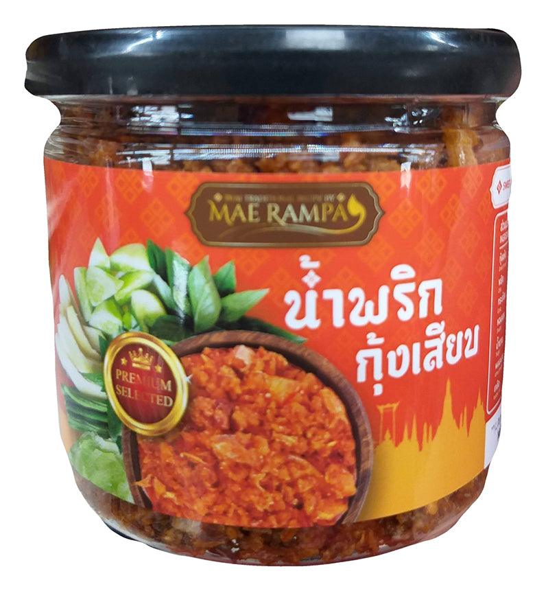 Mae Rampa Sweet and Sweet and Salty Shrimp Chili Paste, 5.25 Ounces, (Pack of 1 Jar)